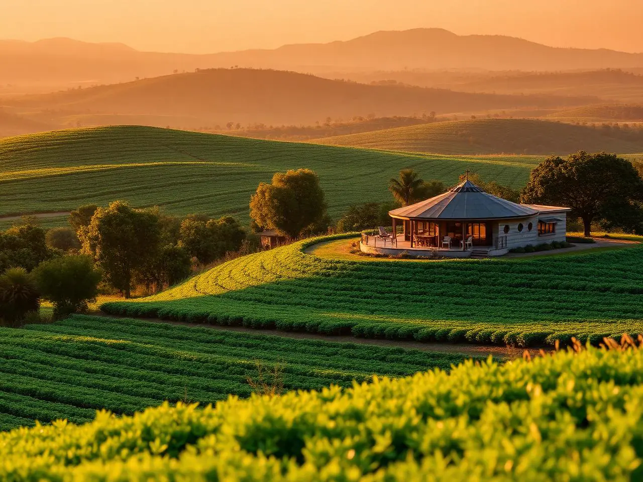 Paisagem agro-turística em Angola